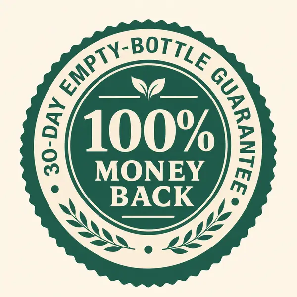 30-Day Empty-Bottle Guarantee — 100% Money Back